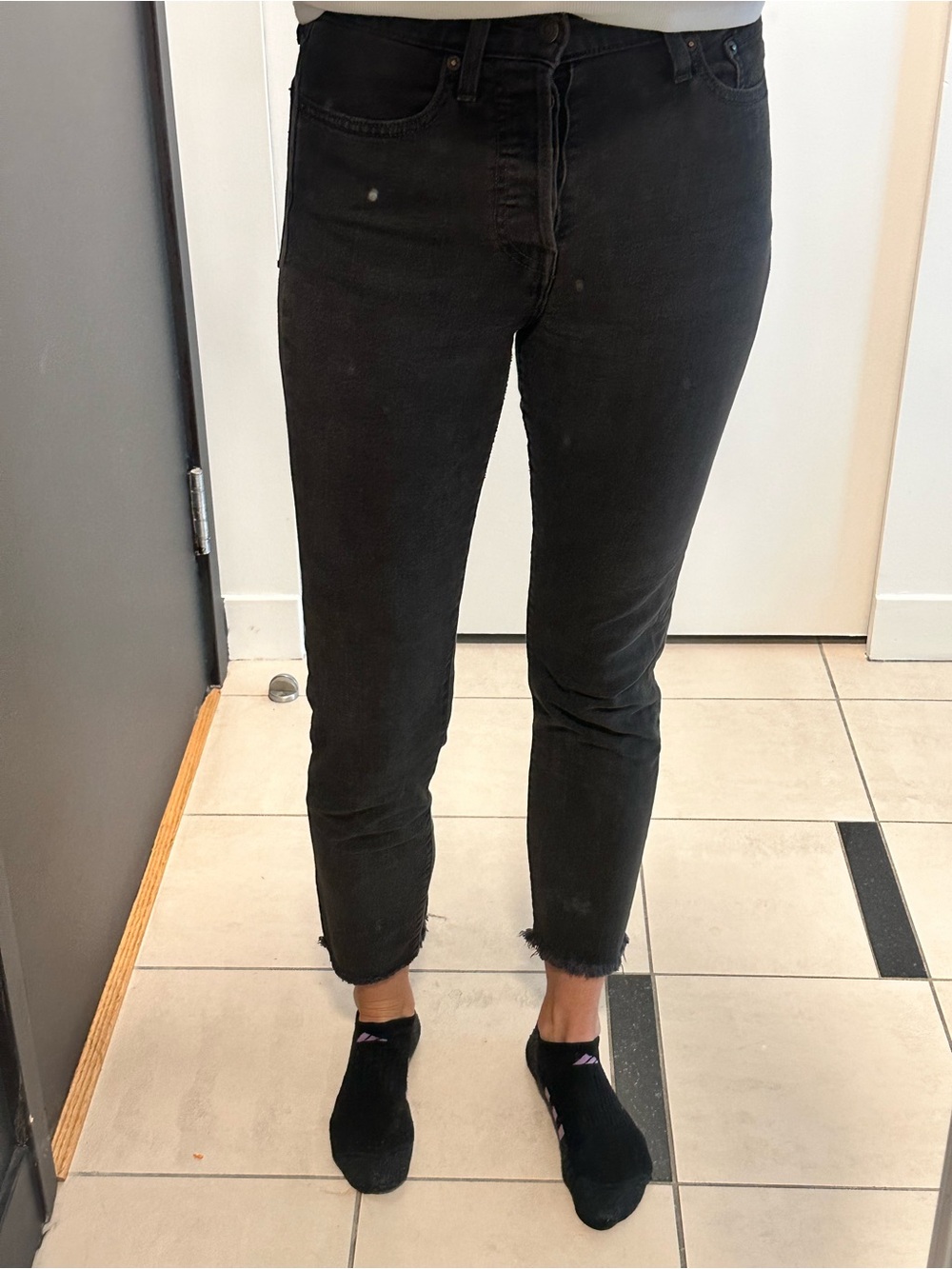 Levi’s Cropped Jeans black -27
